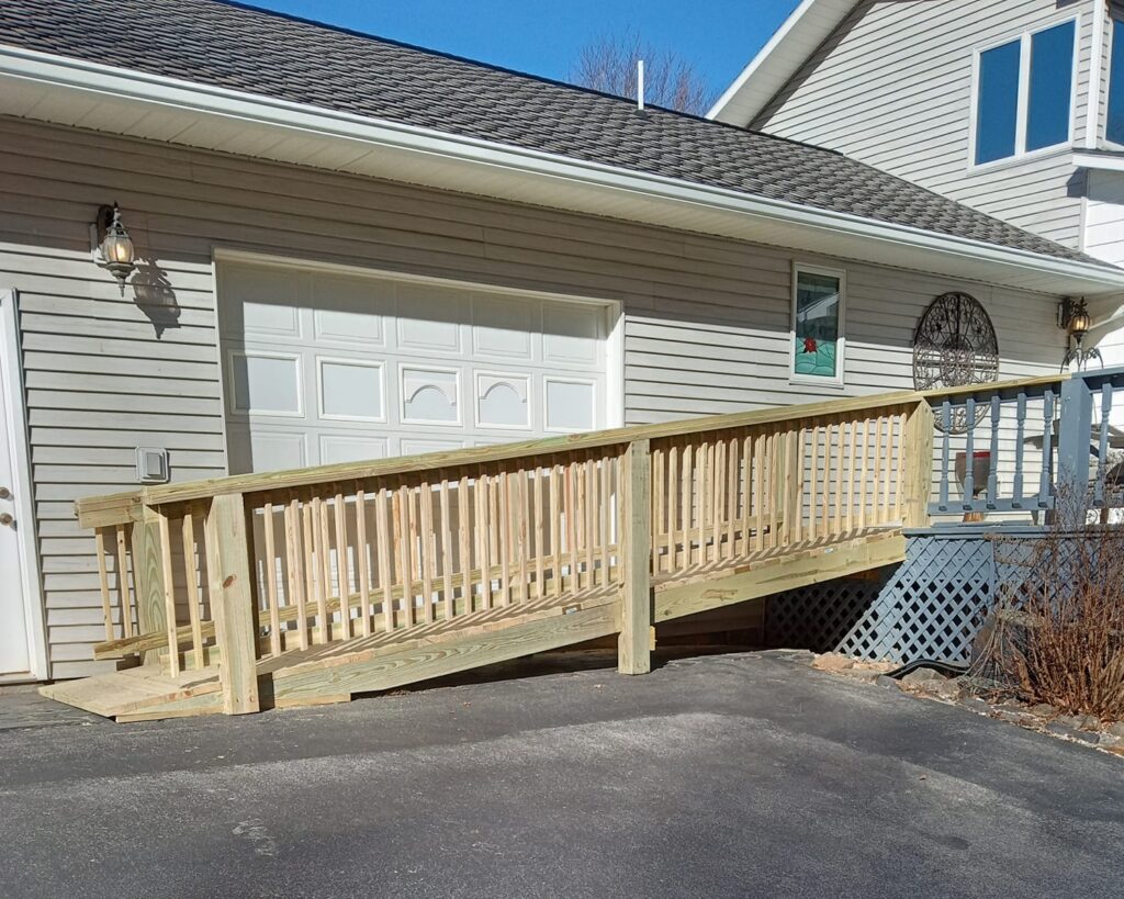 wheelchair deck
